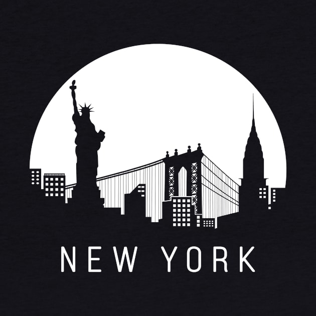 New York skyline by ThyShirtProject - Affiliate